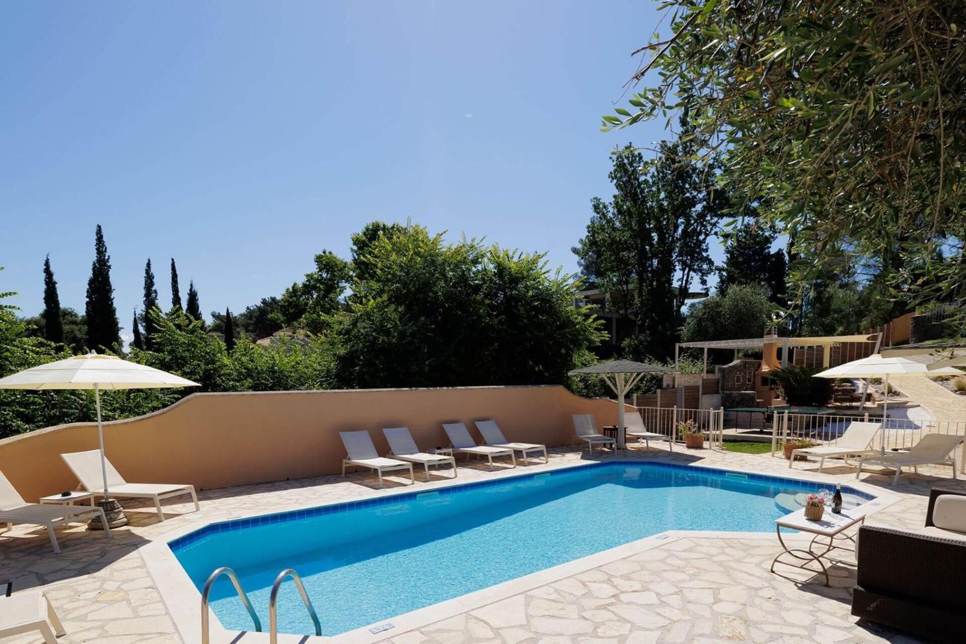 Villa St Nicholas House With Private Heated Pool Dassia (Corfu) Exterior foto