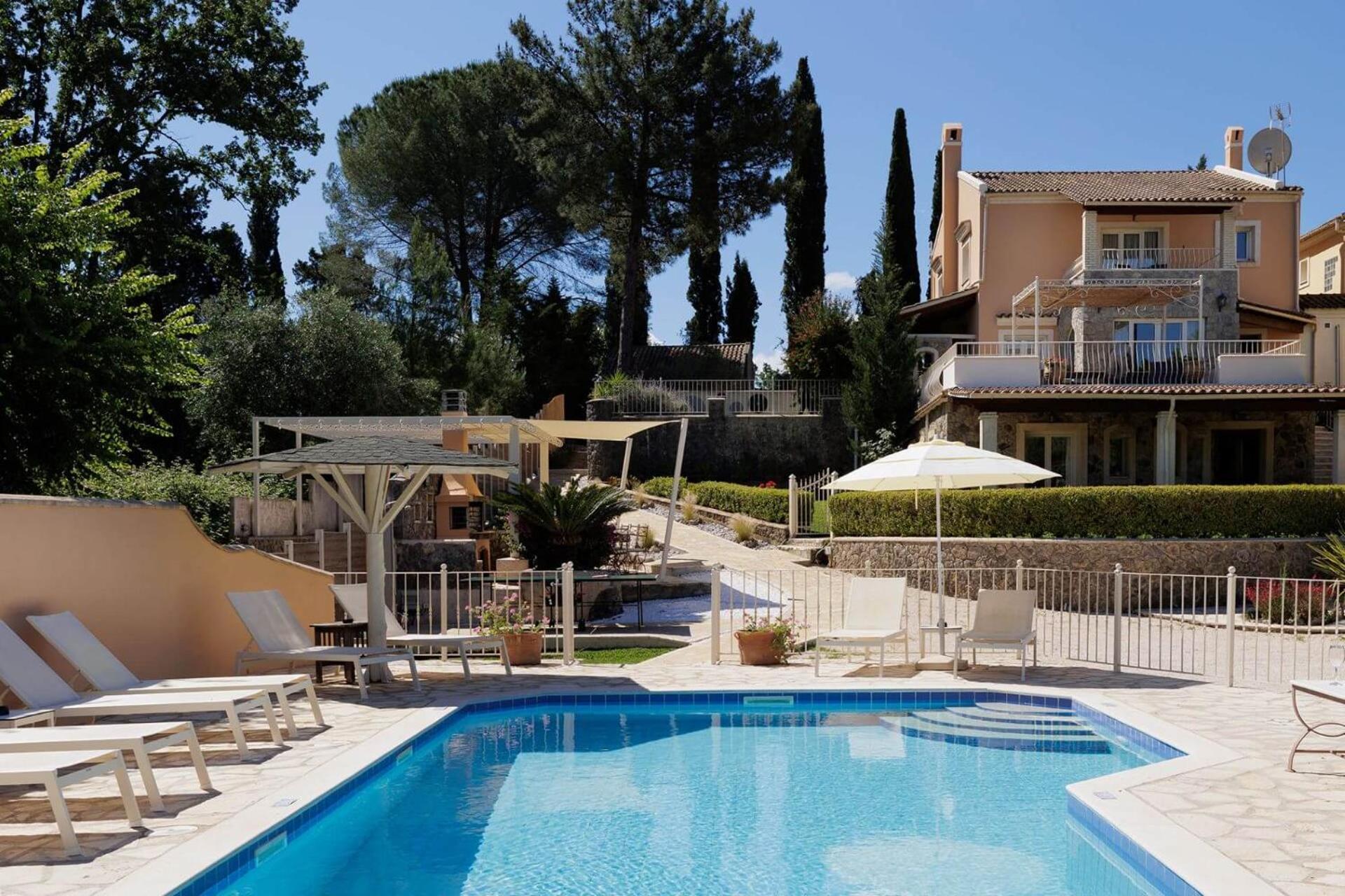 Villa St Nicholas House With Private Heated Pool Dassia (Corfu) Exterior foto